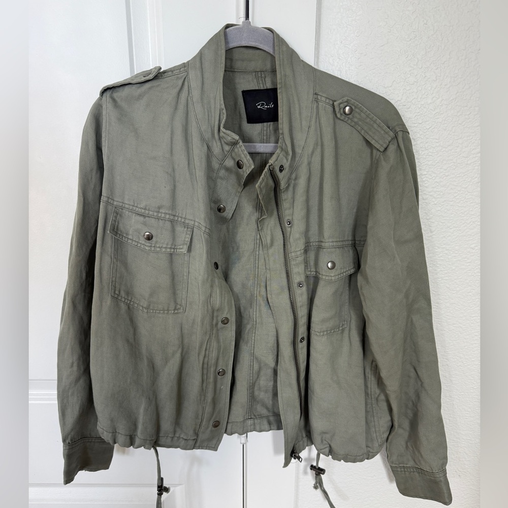 Rails Olive Utility Jacket